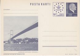 Turkey 1989 Istanbul 1989 Postcard Bosphorus Bridge Unused  (37830) - Postal Stationery