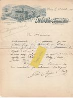 Facture 1906 / Hôtel Du Pont / Terminus Hôtel / Decasper Genetti / Vevey Suisse - Switzerland