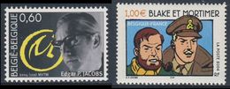 Belgie Belgique Belgium 2004 Mi 3331 + M3814 (Fr) ** E.P. Jacobs Creator Of Blake And Mortimer, Comic Strip - Bandes Dessinées