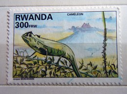 Rwanda 1995 Michel 1464A O Cote (2005) 7.50 Euro Caméléon USED - Usados