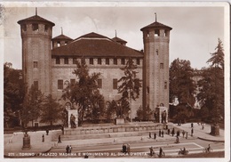 TORINO - PALAZZO MADAMA E MONUMENTO AL DUCA D'AOSTA    VG   AUTENTICA 100% - Palazzo Madama