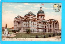 Cpa  Cartes Postales Ancienne  - Indianapolis Capitol - Indianapolis