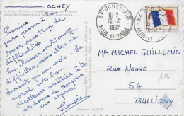 1967 - CARTE De La BASE AERIENNE De OCHEY Avec OBLITERATION "OCHEY AIR" - MEURTHE ET MOSELLE - Military Postmarks From 1900 (out Of Wars Periods)