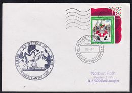 ARCTIC, GERMANY, FS"METEOR" , 1997, WOCE 39, Cachet + Ship-Postmark !! 28.2-45 - Poolshepen & Ijsbrekers