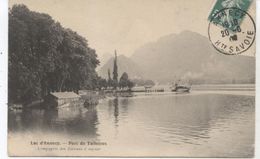 LAC D ANNECY  PORT DE TALLOIRES  1906 COMPAGNIE DE BATEAUX A VAPEUR - Annecy