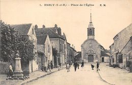77-ESBLY- PLACE DE L'EGLISE - Esbly