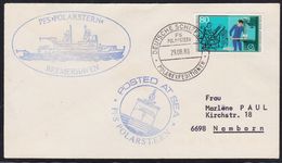 ARCTIC, GERMANY,FS"POLARSTERN" , 2 Cachets, 29.8.1988, LOW PRICE !! 28.2-25 - Polar Ships & Icebreakers