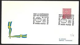 1969 - FINLAND - Cover + Michel 559xII [Coat Of Arms] + STOCKHOLM (Postmuseum) - Brieven En Documenten