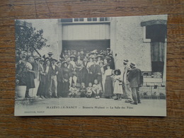 Réédition , Maxéville-nancy , Brasserie Michaut , La Salle Des Fêtes "" Carte Avec Une Belle Animation "" - Maxeville