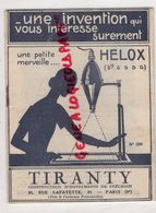75- PARIS- RARE CATALOGUE HELOX- TITANTY-CONSTRUCTEUR AGRANDISSEUR PHOTO PHOTOGRAPHIE- OPTIQUE CINEMA- - Petits Métiers