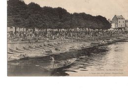 Cpa Amiens Le Marché Sur L Eau - Amiens