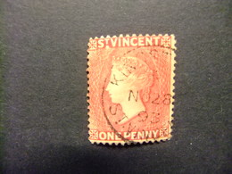 ST. VINCENT SAINT - VINCENT 1885 REINE VICTORIA Yvert 33 A FU - SG Nº 48 º FU - St.Vincent (...-1979)