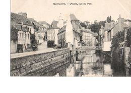 Cpa Quimperlé L Isole Vue Du Pont - Quimperlé