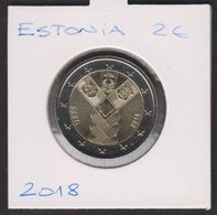 Estonia 2 Euro 2018 UNC  100 Years Of Independent Of Baltic States - Estland