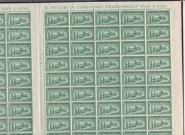 1944 Italia Italy RSI ESPRESSO N.23  100 Serie 3v. In Doppio Foglio MNH** R.S.I. Double Sheet - Correo Urgente