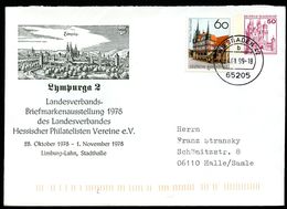 Bund PU112 D2/021a Privat-Umschlag LYMPURGA Limburg Gebraucht 1999  NGK 4,00 € - Privé Briefomslagen - Gebruikt