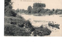 Cpa Le Parc De St Maur Bord De Marne - Saint Maur Des Fosses