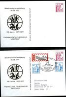 Bund PU112 D2/030 Privat-Umschläge FEUERWEHR NORTORF 1977 NGK 11,00 € - Enveloppes Privées - Oblitérées