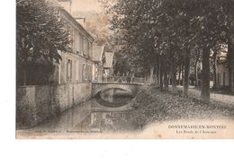 Cpa Donnemarie En Montois Les Bords De L'auxence - Donnemarie Dontilly