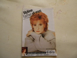 MYLENE FARMER VOIR PHOTO..ANCIEN MAGAZINE COMPLET AVEC POSTER...REGARDEZ MES VENTES ! J'EN AI D'AUTRES - Zeitschriften & Kataloge