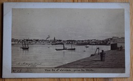 35 Vue De St-Servan Prise Du Môle - Petite Photo (retouchée Ou Dessin ??) - Sign. Maugendre 1865 - Sur Carton -(n°10254) - Unclassified