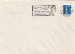 RATIONAL NUTRITION CAMPAIGN, SPECIAL POSTMARK, ENDLES COLUMN STAMP ON COVER, 1981, ROMANIA - Covers & Documents
