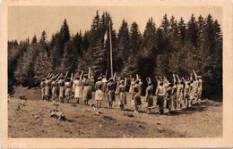 CPA Scoutisme Scout éclaireur écrite Fédération Française Des éclaireuses PLANTIER - Scoutisme
