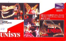 Carte Prépayée Japon DISNEY Unisys - Fantillusion Papillon (6307) Japan Prepaidcard * KARTE - Disney