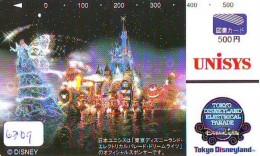 Carte Prépayée Japon DISNEY Unisys - Fantillusion Papillon (6309) Japan Prepaidcard * KARTE - Disney