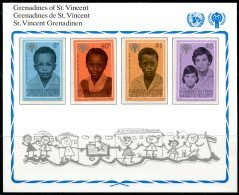 Grenadines St Vincent  -- Unicef 1979 --  Y&T : 168/71  XX  -- International Year Of Child  --  Mini Sheet - UNICEF