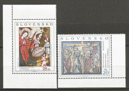 Slovakia 2000 ! ART The Birth Of Jesus **  Mich. 381 - 382  MNH ** Slowakei - Nuevos