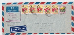 CONGO BELGE 1955 LETTRE ELIZABETHVILLE - Storia Postale