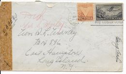 1944 - ENVELOPPE Avec CENSURE De HABANA => NEW YORK (USA) - Cartas & Documentos