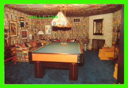 MEMPHIS, TN - GRACELAND MANSION, THE HOME OF ELVIS PRESLEY - THE BILLIARD ROOM - - Memphis