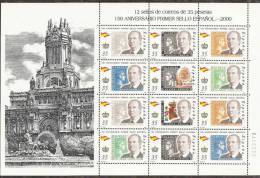 2000-ED. 3687 A 3693- M.P.68-ANIVERSARIO SELLO ESPAÑOL--NUEVO - Full Sheets