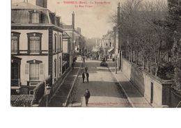 Cpa Verneuil La Fausse Port La Rue Thiers Année 1915 - Verneuil-sur-Avre