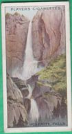 Chromo John Player & Sons, Player's Cigarettes - Wonders Of The World - Yosemite Falls, U.S.A N°25 - Player's