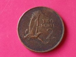 Zambie 2 Ngwee 1968     Km#10  Bronze   TTB - Zambia