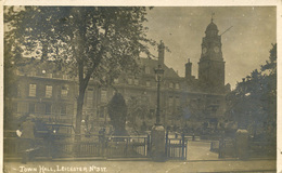 LEICS - LEICESTER - TOWN HALL RP  Le3b - Leicester