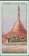 Chromo John Player & Sons, Player's Cigarettes - Wonders Of The World - Shway Dagon Pagoda, Rangoon N°14 - Player's