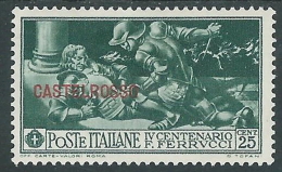1930 CASTELROSSO FERRUCCI 25 CENT MH * - I41-2 - Castelrosso