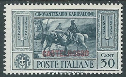 1932 CASTELROSSO GARIBALDI 30 CENT MH * - I41-3 - Castelrosso