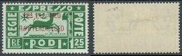 1943 OCCUPAZIONE TEDESCA ESPRESSO EGEO PRO ASSISTENZA 1,25+1,25 LIRE MH * - E135 - Egée (Duitse Bezetting)