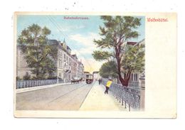 3340 WOLFENBÜTTEL, Bahnhofstrasse, Ca. 1905, Kl. Nadelloch - Wolfenbuettel