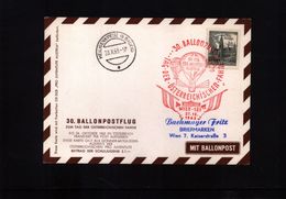 Austria / Oesterreich 1963 Ballonpost - Par Ballon