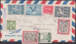 1959-H-28 CUBA REPUBLICA. 1959 SOLDADO REBELDE + OTHER BIRD AIR COVER TO SPAIN - Covers & Documents