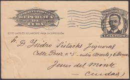 1904-EP-116 CUBA POSTAL STATIONERY. 1904. 1c MARTI. Ed.70. 1911 CONSULADO ESPAÑA EN LA HABANA. - Lettres & Documents