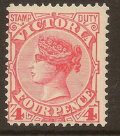 VICTORIA 1899 4d QV SG 363 HM #AGG46 - Neufs