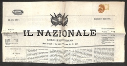 0022 ANTICHI STATI - NAPOLI - Partenza Da Napoli (rosso - Pt.10) - Coppia Del 1/2 Tornese Verde Oliva (17b) Strappato In - Other & Unclassified