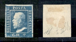 0138 ANTICHI STATI - SICILIA - 1859 - 2 Grana (8 - Pos.8) - Diena (350) - Andere & Zonder Classificatie